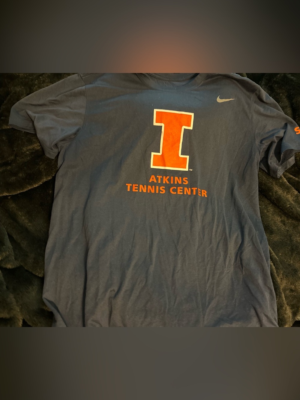 Nike DRI Fit Illinois Tennis Center Tee Men's LARGE